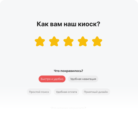 Оценка обслуживания
